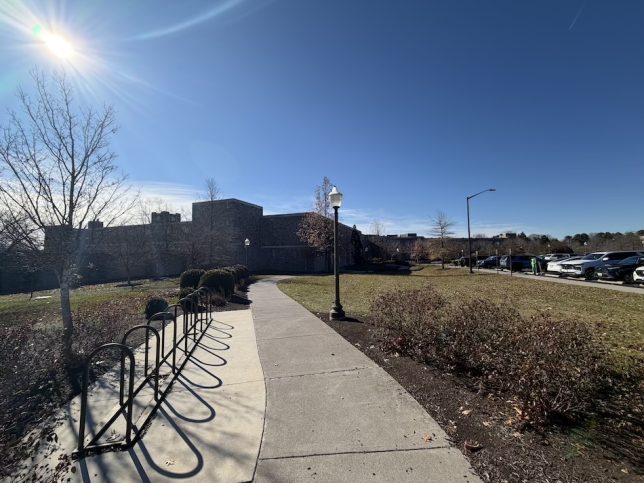 Figure 8: A picture taken at the Inn at Virginia Tech portraying its architecture. (Original photograph, Anjan Bellamkonda)